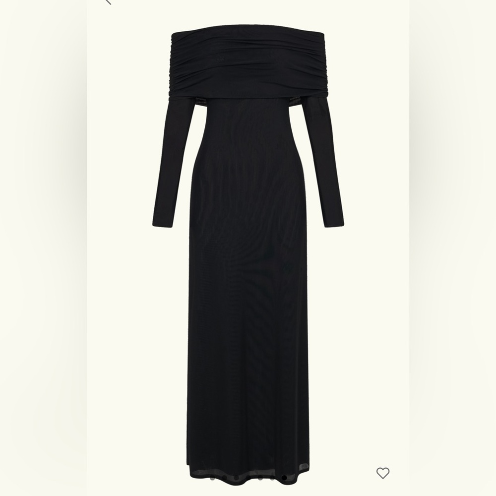 Josie Off Shoulder Mesh Maxi Dress